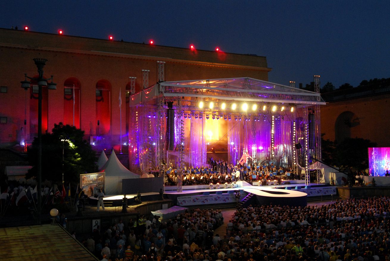 Opening of the European Championship in Athletics in Gothenburg 2006 (both set and lightdesign)