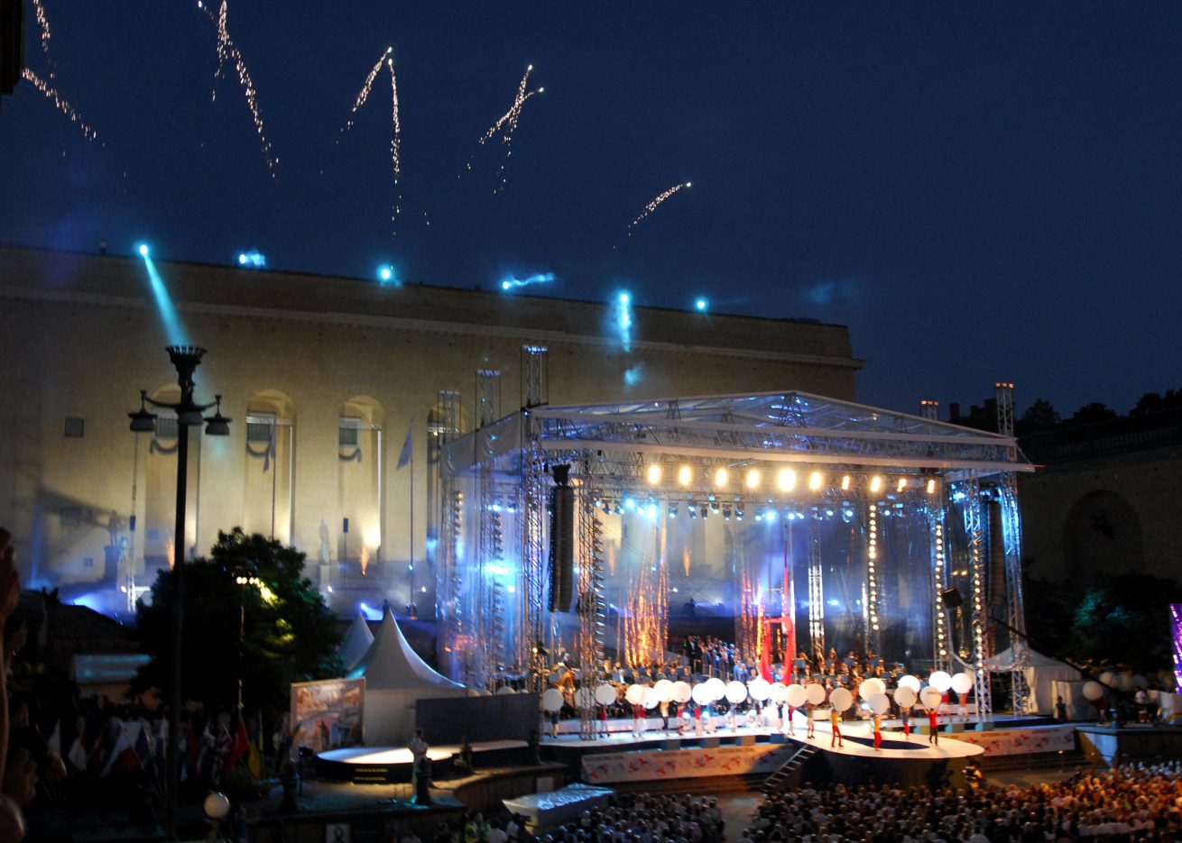 Opening of the European Championship in Athletics in Gothenburg 2006 (both set and lightdesign)